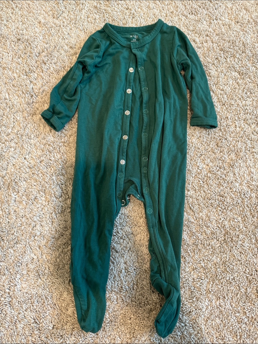 Kyte Baby Snap Footie- 3/6 months